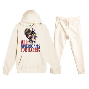 Kamala YouRe Fired Funny Anti Kamala Harris Election 2024 Premium Hooded Sweatsuit Set