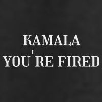 Kamala YouRe Fired Funny Text Golf Towel