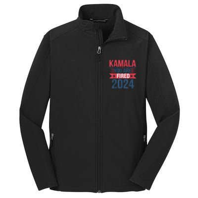 Kamala YouRe Fired Funny Anti Kamala Harris Election 2024 Core Soft Shell Jacket