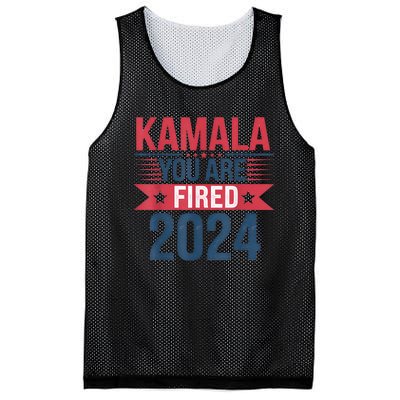 Kamala YouRe Fired Funny Anti Kamala Harris Election 2024 Mesh Reversible Basketball Jersey Tank