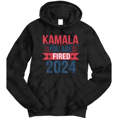 Kamala YouRe Fired Funny Anti Kamala Harris Election 2024 Tie Dye Hoodie