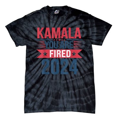 Kamala YouRe Fired Funny Anti Kamala Harris Election 2024 Tie-Dye T-Shirt