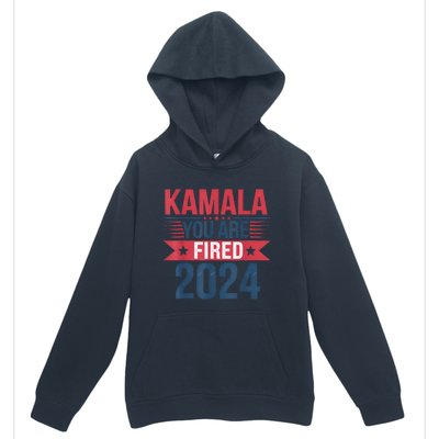 Kamala YouRe Fired Funny Anti Kamala Harris Election 2024 Urban Pullover Hoodie