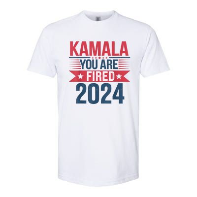 Kamala YouRe Fired Funny Anti Kamala Harris Election 2024 Softstyle CVC T-Shirt