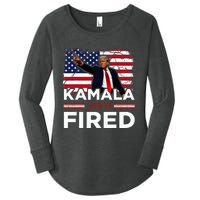 Kamala YouRe Fired Funny Women's Perfect Tri Tunic Long Sleeve Shirt