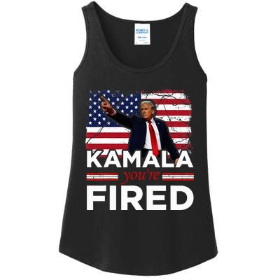 Kamala YouRe Fired Funny Ladies Essential Tank