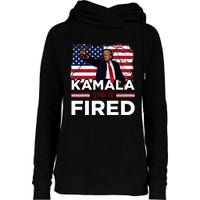 Kamala YouRe Fired Funny Womens Funnel Neck Pullover Hood