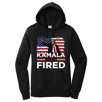 Kamala YouRe Fired Funny Women's Pullover Hoodie