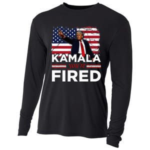 Kamala YouRe Fired Funny Cooling Performance Long Sleeve Crew