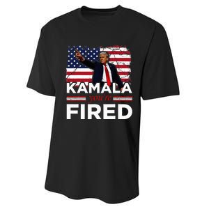 Kamala YouRe Fired Funny Performance Sprint T-Shirt