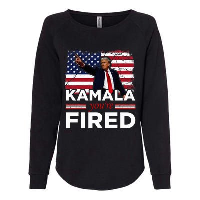 Kamala YouRe Fired Funny Womens California Wash Sweatshirt