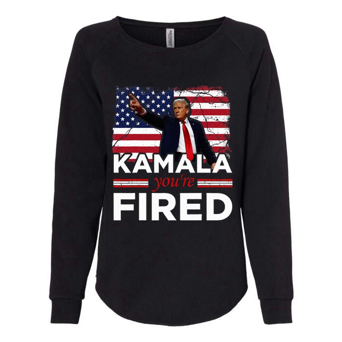 Kamala YouRe Fired Funny Womens California Wash Sweatshirt