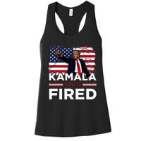 Kamala YouRe Fired Funny Women's Racerback Tank