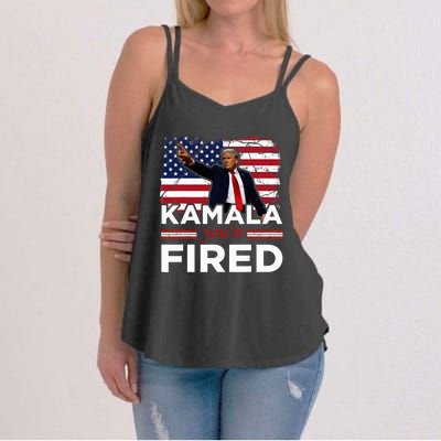 Kamala YouRe Fired Funny Women's Strappy Tank