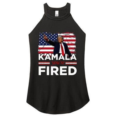 Kamala YouRe Fired Funny Women's Perfect Tri Rocker Tank