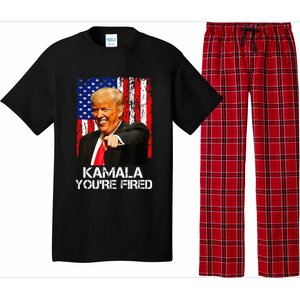 Kamala Youre Fired President Trump Laughing At Kamala Pajama Set