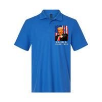 Kamala Youre Fired President Trump Laughing At Kamala Softstyle Adult Sport Polo