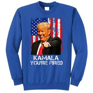 Kamala Youre Fired President Trump Laughing At Kamala Tall Sweatshirt