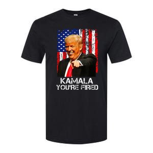 Kamala Youre Fired President Trump Laughing At Kamala Softstyle CVC T-Shirt