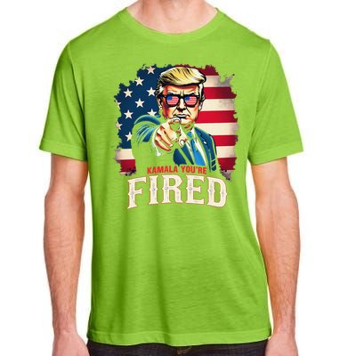 Kamala YouRe Fired Funny President 47th Trump 2024 Laughing Adult ChromaSoft Performance T-Shirt