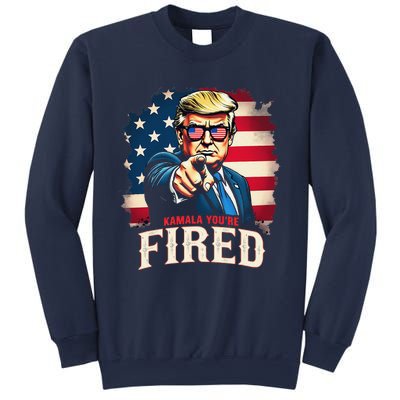 Kamala YouRe Fired Funny President 47th Trump 2024 Laughing Sweatshirt