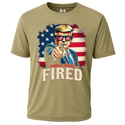 Kamala YouRe Fired Funny President 47th Trump 2024 Laughing Cooling Performance Crew T-Shirt