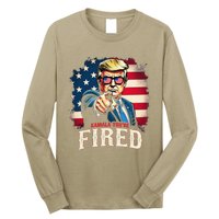 Kamala YouRe Fired Funny President 47th Trump 2024 Laughing Long Sleeve Shirt