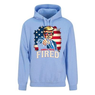 Kamala YouRe Fired Funny President 47th Trump 2024 Laughing Unisex Surf Hoodie