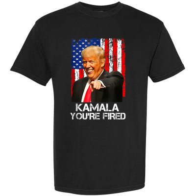 Kamala YouRe Fired Funny President Trump Laughing At Kamala Garment-Dyed Heavyweight T-Shirt