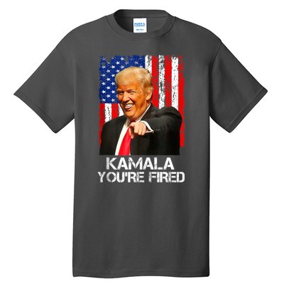 Kamala YouRe Fired Funny President Trump Laughing At Kamala Tall T-Shirt