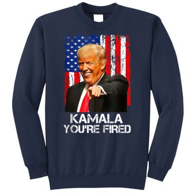 Kamala YouRe Fired Funny President Trump Laughing At Kamala Sweatshirt