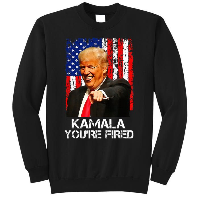 Kamala YouRe Fired Funny President Trump Laughing At Kamala Sweatshirt