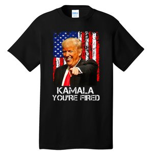 Kamala YouRe Fired Funny President Trump Laughing At Kamala Tall T-Shirt