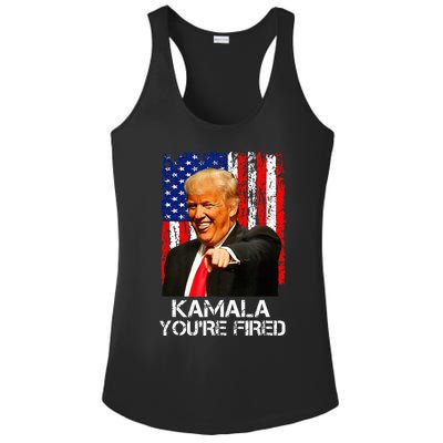 Kamala YouRe Fired Funny President Trump Laughing At Kamala Ladies PosiCharge Competitor Racerback Tank