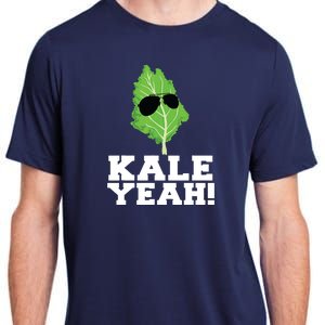 Kale Yeah Funny Vegan Pun Kale Yeah Adult ChromaSoft Performance T-Shirt