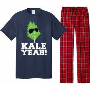 Kale Yeah Funny Vegan Pun Kale Yeah Pajama Set