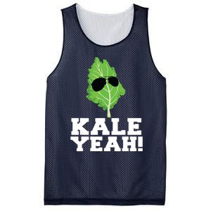 Kale Yeah Funny Vegan Pun Kale Yeah Mesh Reversible Basketball Jersey Tank