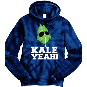 Kale Yeah Funny Vegan Pun Kale Yeah Tie Dye Hoodie