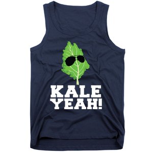 Kale Yeah Funny Vegan Pun Kale Yeah Tank Top