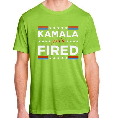 Kamala YouRe Fired Funny President Trump Laughing At Kamala Adult ChromaSoft Performance T-Shirt