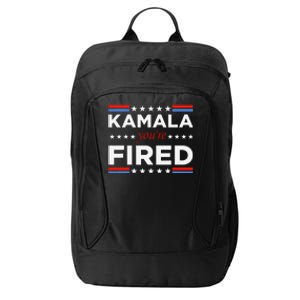 Kamala YouRe Fired Funny President Trump Laughing At Kamala City Backpack