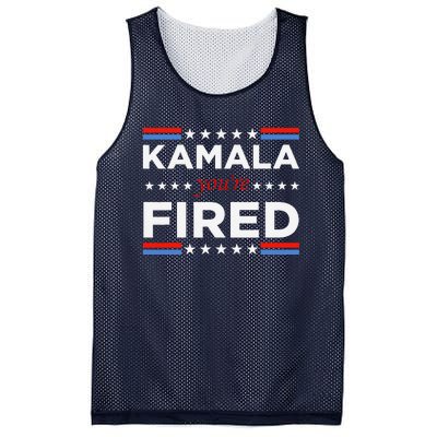 Kamala YouRe Fired Funny President Trump Laughing At Kamala Mesh Reversible Basketball Jersey Tank