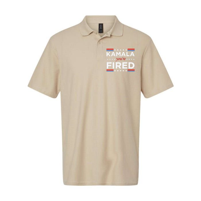 Kamala YouRe Fired Funny President Trump Laughing At Kamala Softstyle Adult Sport Polo