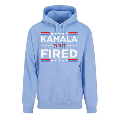 Kamala YouRe Fired Funny President Trump Laughing At Kamala Unisex Surf Hoodie