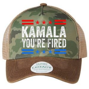 Kamala YouRe Fired 2024 Vote Trump Political Legacy Tie Dye Trucker Hat