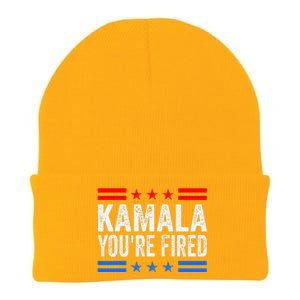 Kamala YouRe Fired 2024 Vote Trump Political Knit Cap Winter Beanie