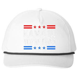 Kamala YouRe Fired 2024 Vote Trump Political Snapback Five-Panel Rope Hat