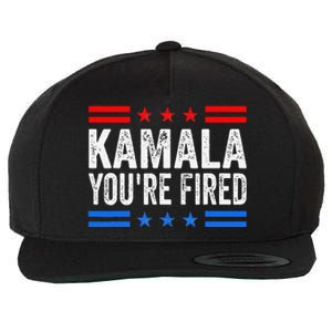 Kamala YouRe Fired 2024 Vote Trump Political Wool Snapback Cap