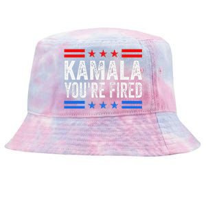 Kamala YouRe Fired 2024 Vote Trump Political Tie-Dyed Bucket Hat