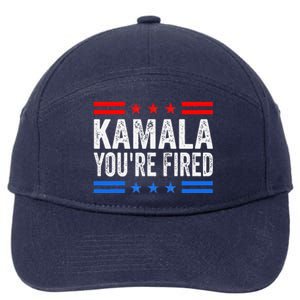 Kamala YouRe Fired 2024 Vote Trump Political 7-Panel Snapback Hat